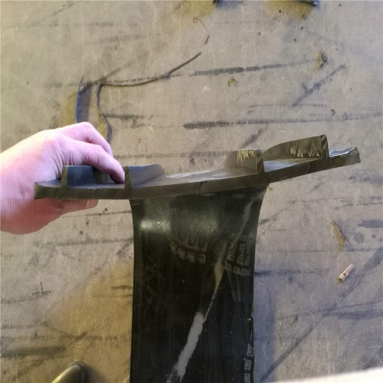 橡膠止水帶651型中埋式止水帶背貼式外鋼邊橡膠止水帶